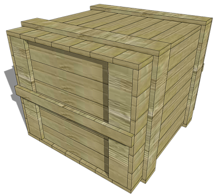 Ящик деревянный №1