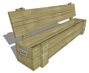 Ящик деревянный №2
